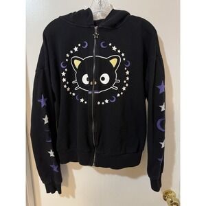 Chococat Celestial Cat Ears Girls' Hoodie Sz M Appliqué Sleeves Sanrio Hot Topic